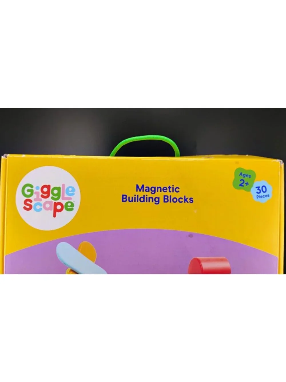 GiggleScape Magnetic Building Blocks Set 30 Pc For Kids 2+